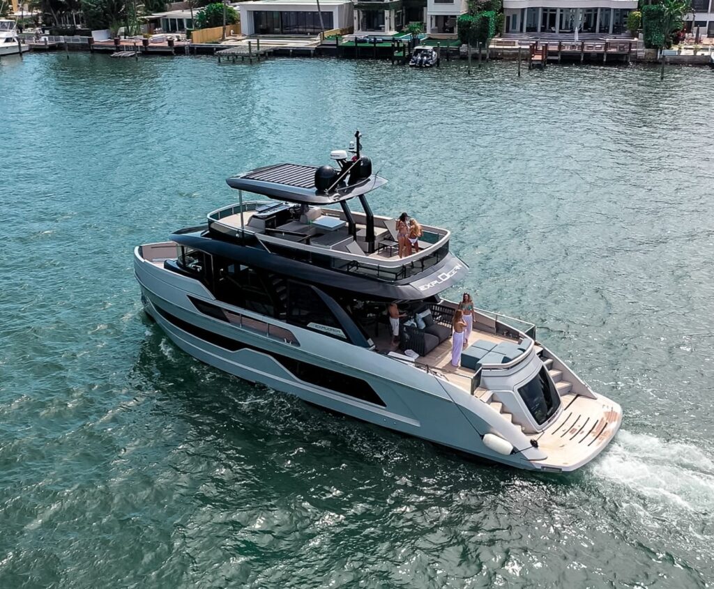 Reserve Your 62' Explorer Super Yacht Rental in Miami Today!